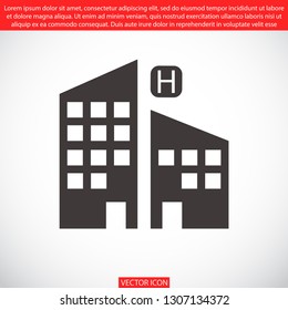 hotel vector icon 10 eps