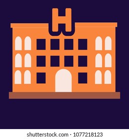 hotel vector icon