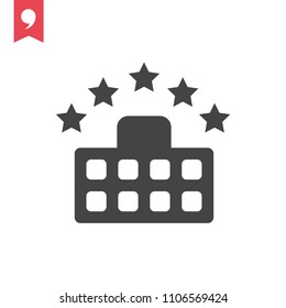 hotel vector icon