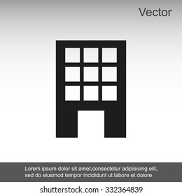 Hotel vector icon