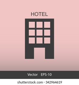 Hotel vector icon