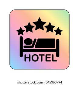 hotel - vector icon