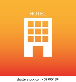 Hotel vector icon