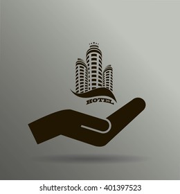 hotel vector icon