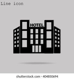 hotel vector icon