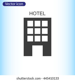 Hotel vector icon
