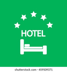 Hotel vector icon.