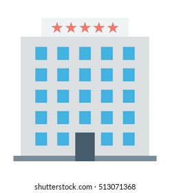 Hotel Vector Icon 