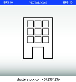 Hotel vector icon