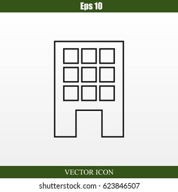 Hotel vector icon