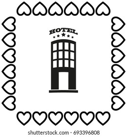 hotel vector icon