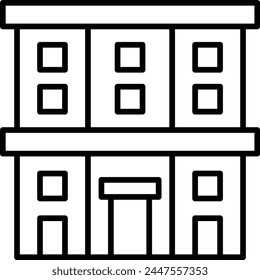 Hotel vector icon. Can be used for printing, mobile and web applications.
