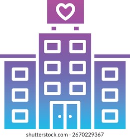 Hotel vector icon. Can be used for printing, mobile and web applications.