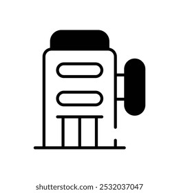 Iconos del vector del hotel listos para usar Sitio web y móvil