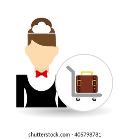Hotel vector illustration , vector icon