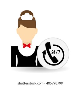 Hotel vector illustration , vector icon
