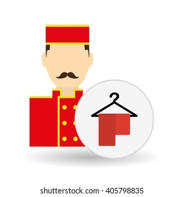 Hotel vector illustration , vector icon
