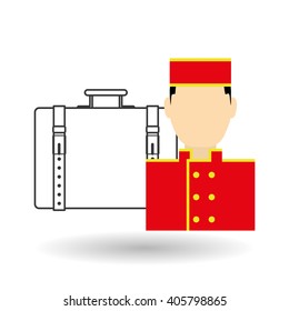 Hotel vector illustration , vector icon