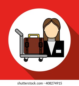 Hotel vector illustration , vector icon
