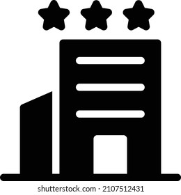 Hotel Vector illustration on a transparent background.Premium quality symmbols.Glyphs vector icon for concept and graphic design. 