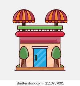 hotel Vector illustration on a transparent background.Premium quality symmbols.Vector line flat icon for concept and graphic design.
