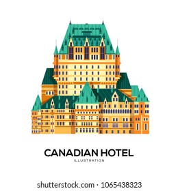 Hotel vector illustration symbol object. Flat icon style concept design