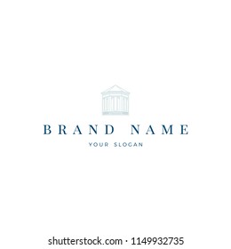 Hotel and Villa Logo Luxury Beach