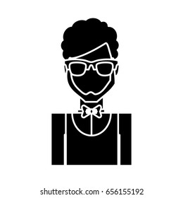 hotel waiter man icon