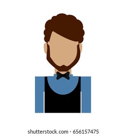 hotel waiter man icon