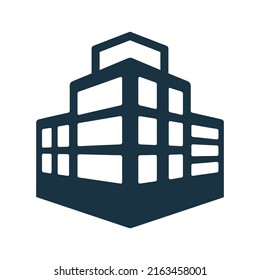 Hotel, warehouse, building icon. Simple editable vector design isolated on a white background.