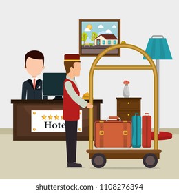 hotel workers avatars characters