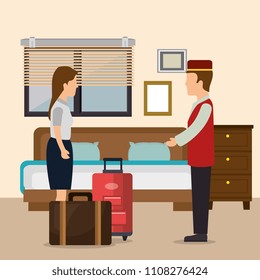 hotel workers avatars characters