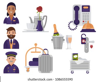 Hotel workers personal professional service 