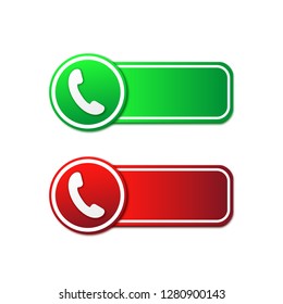 Hotline Button vector. Contact us.