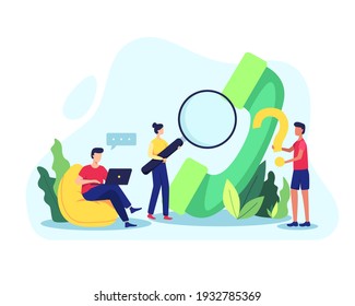 Hotline call illustration concept. Customer support, Personal assistant service, person helpful advice service. Online support agents, Online user or Client support center. Vector in a flat style