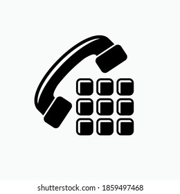 Hotline Icon. Emergency Symbol - Vector Logo Template.