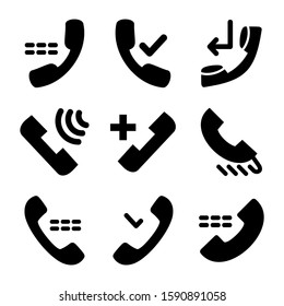 hotline icon isolated sign symbol vector illustration - Collection of high quality black style vector icons

