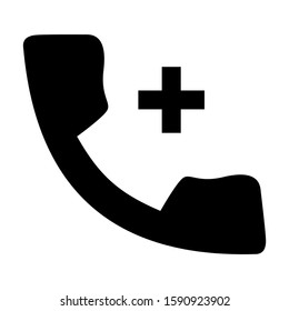 hotline icon isolated sign symbol vector illustration - high quality black style vector icons
