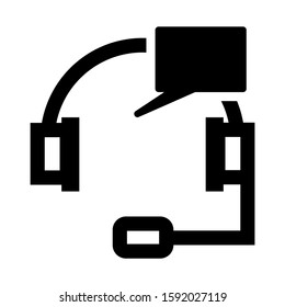 hotline icon isolated sign symbol vector illustration - high quality black style vector icons
