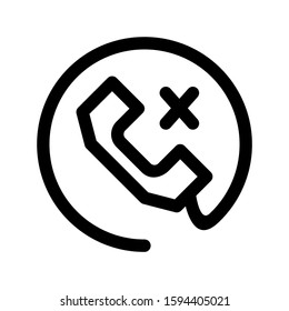 hotline icon isolated sign symbol vector illustration - high quality black style vector icons

