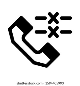 hotline icon isolated sign symbol vector illustration - high quality black style vector icons
