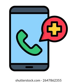 Ilustración vectorial de color lineal de icono de línea directa