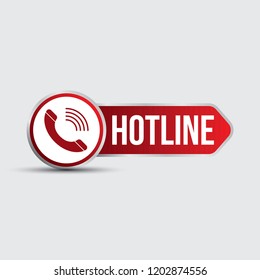 Hotline Icon Vector