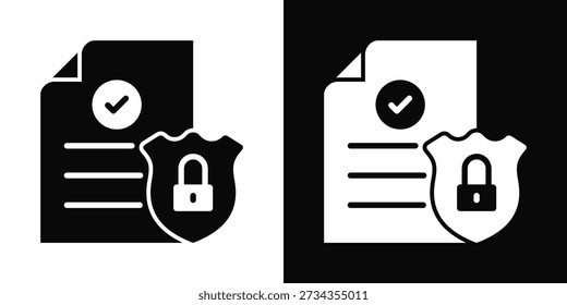 Hotline Icon White And Black Background Style