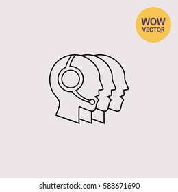 Hotline operators icon