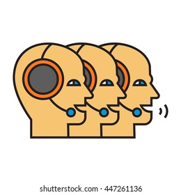 Hotline Operators Line Icon