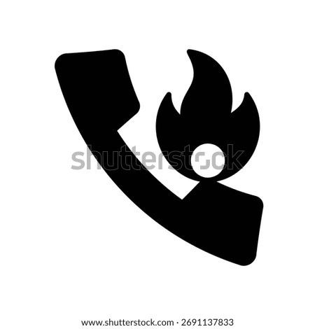 Hotline or speed dial icon to help with customer complaints