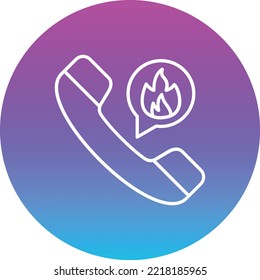 Hotline vector icon. Can be used for printing, mobile and web applications.