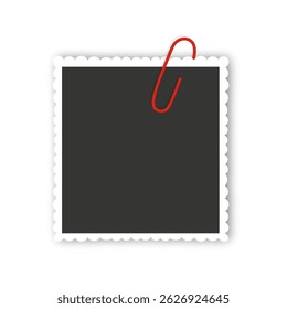 hoto Frame Vector Design on White Background