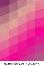 hotpink Color Abstract trianglify Generative Art background illustration
